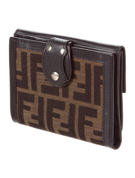 fendi compact wallet|fendi wallet for women.